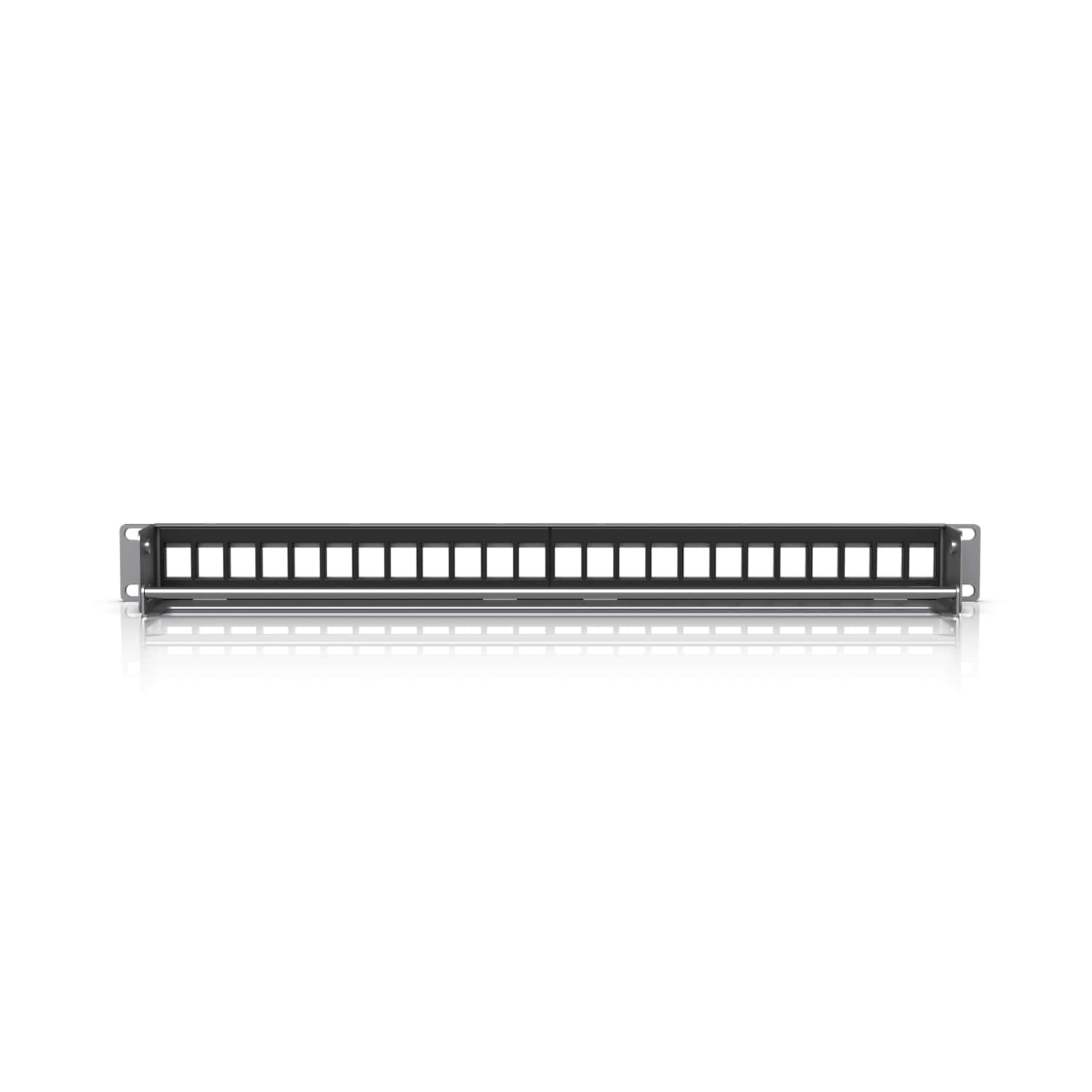 Ubiquiti 24-Port Blank Keystone Patch Panel, Silver, 1U 24-port - Image 2