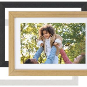Frameo WiFi Digital Photo Frame 7-inch with 3 Interchangeable Frames