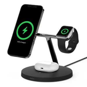 Belkin BoostCharge Pro 3-in-1 15W Wireless Charging Stand with MagSafe